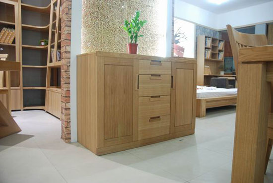 水曲柳原木色家具图