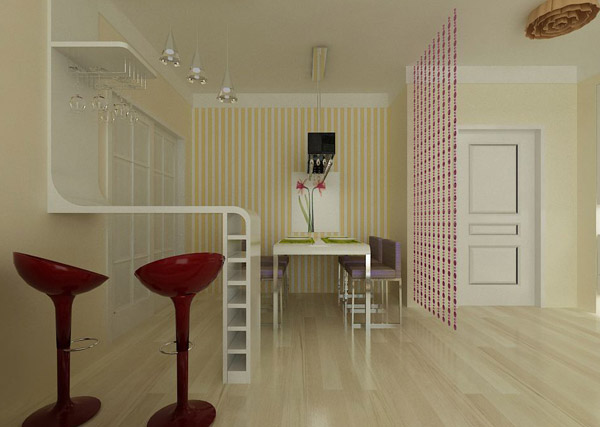 客厅铺地板效果图